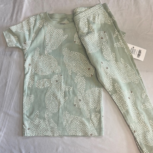 Carter's Other - Carter's - NWT - Green Bunny Print Kids Pajamas